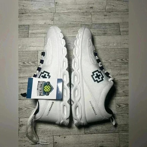 SWISS BRAND Belsan Court Shoes for Men Size 10 - Picture 5 of 9